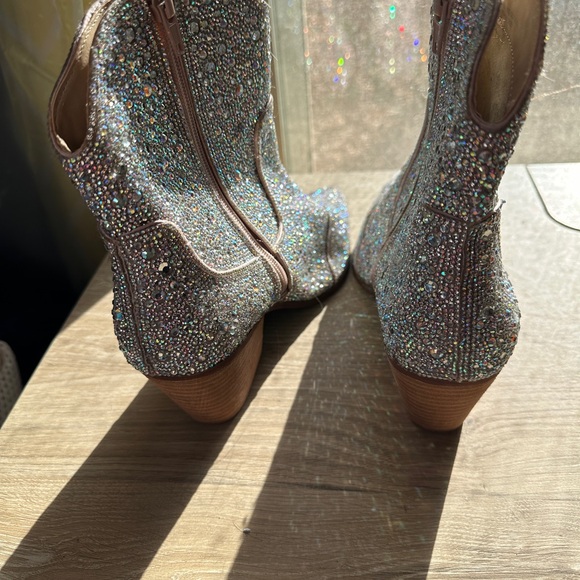 Betsey Johnson Emory Rhinestone Western Boot - Picture 9 of 9